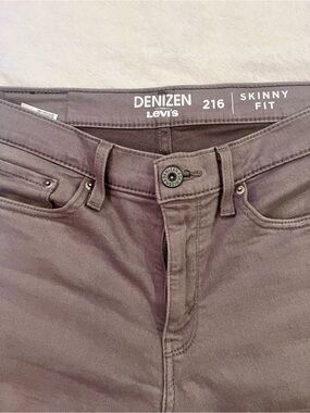 Levi's Denizen 216 Skinny Fit Men's Pants - Taupe/Gray
